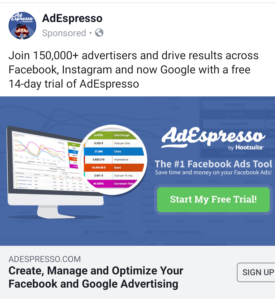 Facebook Ads social proof